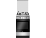 Kuchenka gazowa AMICA 57GGH5.43HZpMsN(Xx) EasyClean, Równomierne Pieczenie, 50cm